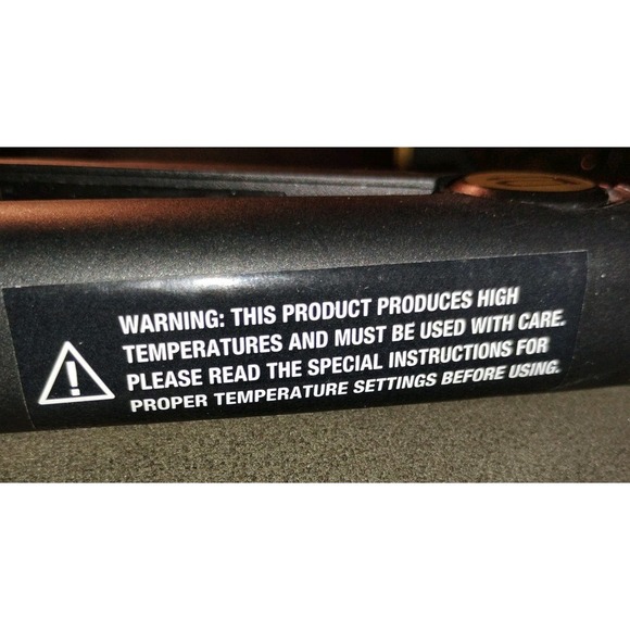 Andis 1" Flat Iron Multi Heat Ceramic High Heat‎ 450ºF Black CSI-1EA Tested Work - Picture 7 of 9